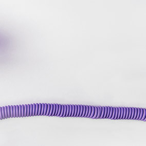 Phone cord in purple